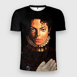 Мужская спорт-футболка Король Майкл Джексон