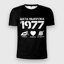 Футболка спортивная мужская Дата выпуска 1977, цвет: 3D-принт