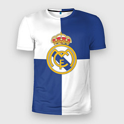 Футболка спортивная мужская Real Madrid: Blue style, цвет: 3D-принт