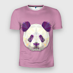 Мужская спорт-футболка Геометрическая панда