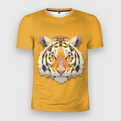 Мужская спорт-футболка Геометрический тигр