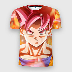 Футболка спортивная мужская DBZ: Super Goku, цвет: 3D-принт