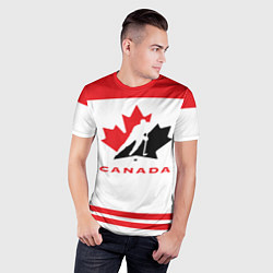 Футболка спортивная мужская Canada Team, цвет: 3D-принт — фото 2