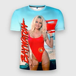 Мужская спорт-футболка Baywatch: Pamela Anderson