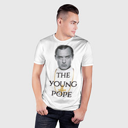 Футболка спортивная мужская The Young Pope, цвет: 3D-принт — фото 2