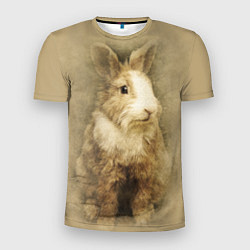 Мужская спорт-футболка Пушистый кролик