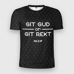 Мужская спорт-футболка MLG Git Gud or Git Rekt