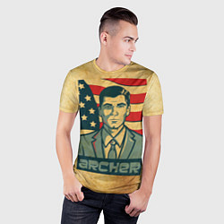 Футболка спортивная мужская Archer USA, цвет: 3D-принт — фото 2