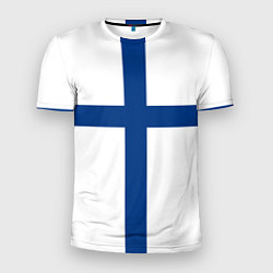 Мужская спорт-футболка Флаг Финляндии