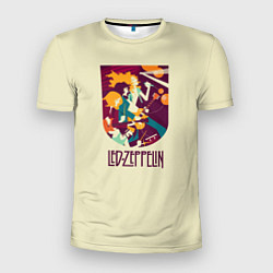 Мужская спорт-футболка Led Zeppelin Art
