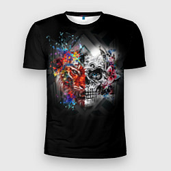 Мужская спорт-футболка Art skull