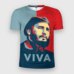 Мужская спорт-футболка Фидель Кастро