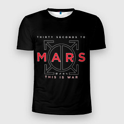 Футболка спортивная мужская 30 STM: This is war black, цвет: 3D-принт