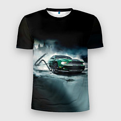 Мужская спорт-футболка Призрачный Ford Mustang