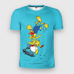 Мужская спорт-футболка Семейка Симпсонов 2