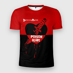 Мужская спорт-футболка Poison heart