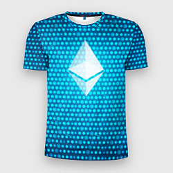 Мужская спорт-футболка Blue Ethereum