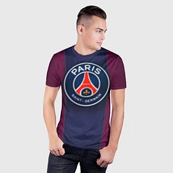Футболка спортивная мужская Paris Saint-Germain, цвет: 3D-принт — фото 2