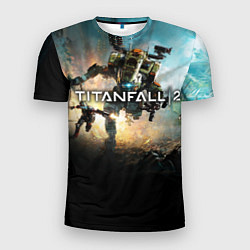 Футболка спортивная мужская Titanfall Battle, цвет: 3D-принт