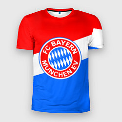 Мужская спорт-футболка FC Bayern: tricolor