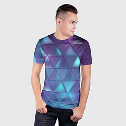 Футболка спортивная мужская Beautiful abstract, цвет: 3D-принт — фото 2