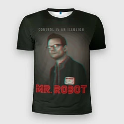 Мужская спорт-футболка Mr Robot: Illusion