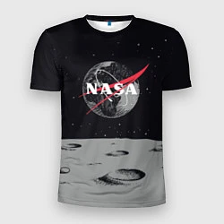 Мужская спорт-футболка NASA: Moon