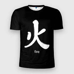 Мужская спорт-футболка Symbol Fire: Hieroglyph
