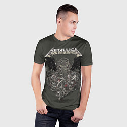Футболка спортивная мужская Metallica - octopus, цвет: 3D-принт — фото 2