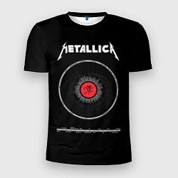 Футболка спортивная мужская Metallica Vinyl, цвет: 3D-принт