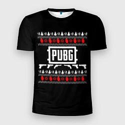 Мужская спорт-футболка PUBG: Winter Pattern