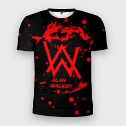 Мужская спорт-футболка Alan Walker: Music Space