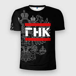 Футболка спортивная мужская ГНК: герб РФ, цвет: 3D-принт