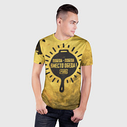 Футболка спортивная мужская Победа вместо обеда, цвет: 3D-принт — фото 2