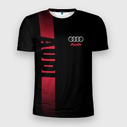 Футболка спортивная мужская Audi: Black Sport, цвет: 3D-принт