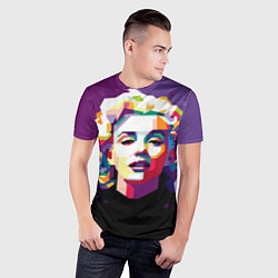 Футболка спортивная мужская Marilyn Monroe, цвет: 3D-принт — фото 2