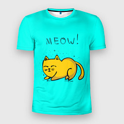 Мужская спорт-футболка Meow-meow