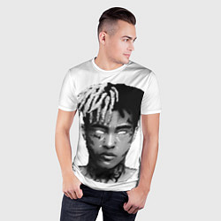 Футболка спортивная мужская XXXTentacion: Pixel Art, цвет: 3D-принт — фото 2