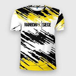 Футболка спортивная мужская Rainbow Six Siege: Yellow, цвет: 3D-принт