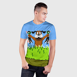 Футболка спортивная мужская Duck Hunt, цвет: 3D-принт — фото 2