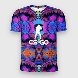 Мужская спорт-футболка CS:GO Violet Hyper Beast