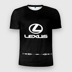 Мужская спорт-футболка Lexus: Black Abstract