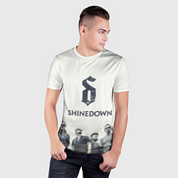 Футболка спортивная мужская Shinedown Band, цвет: 3D-принт — фото 2