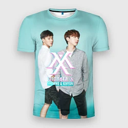 Мужская спорт-футболка Shownu & Kihyun
