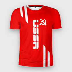 Мужская спорт-футболка USSR: Red Sport