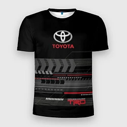 Футболка спортивная мужская Toyota TRD, цвет: 3D-принт