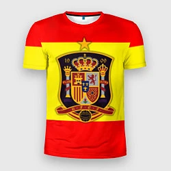 Футболка спортивная мужская Сборная Испании, цвет: 3D-принт
