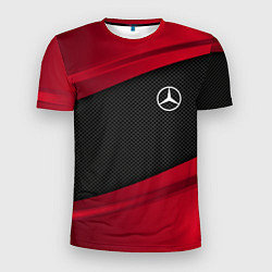 Футболка спортивная мужская Mercedes Benz: Red Sport, цвет: 3D-принт