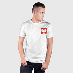 Футболка спортивная мужская Poland Team: Home WC-2018, цвет: 3D-принт — фото 2