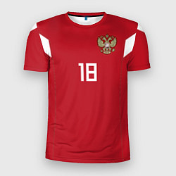 Мужская спорт-футболка Сборная России: Жирков ЧМ-2018